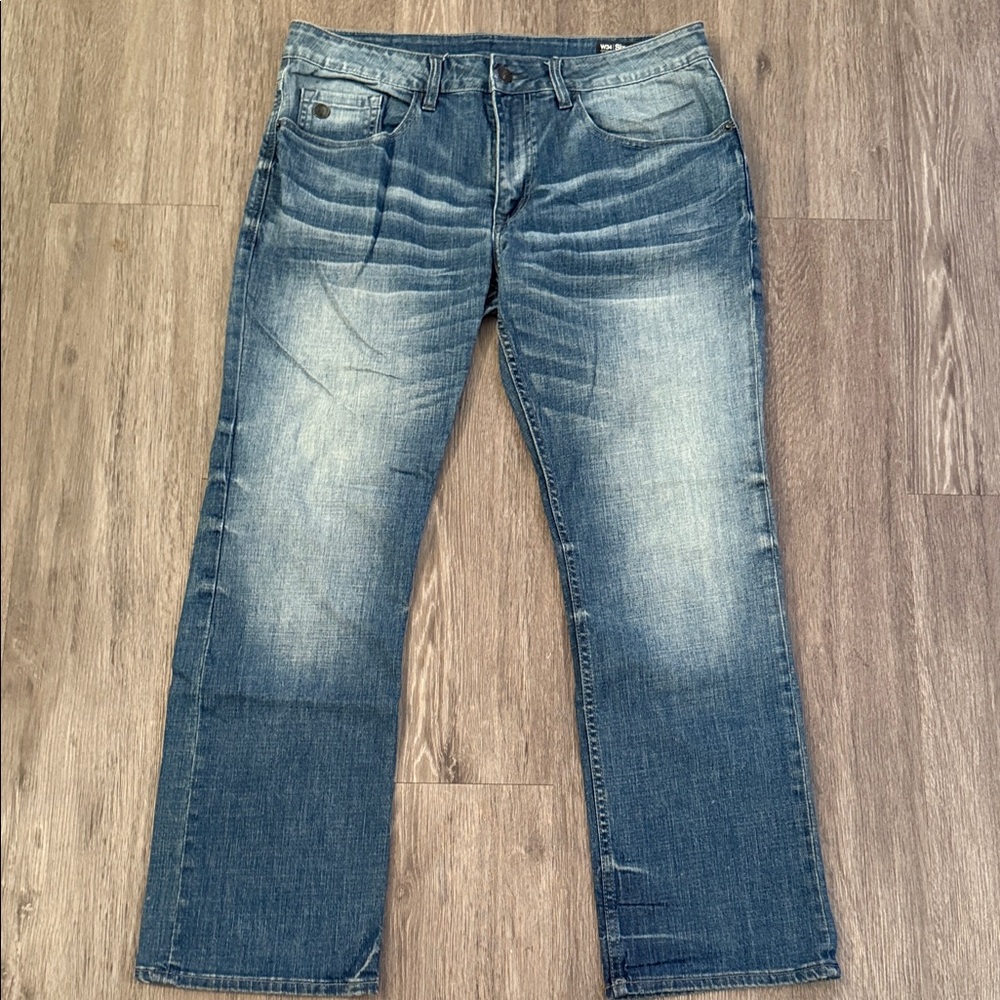 Buffalo David Bitton slim straight Blue Jeans